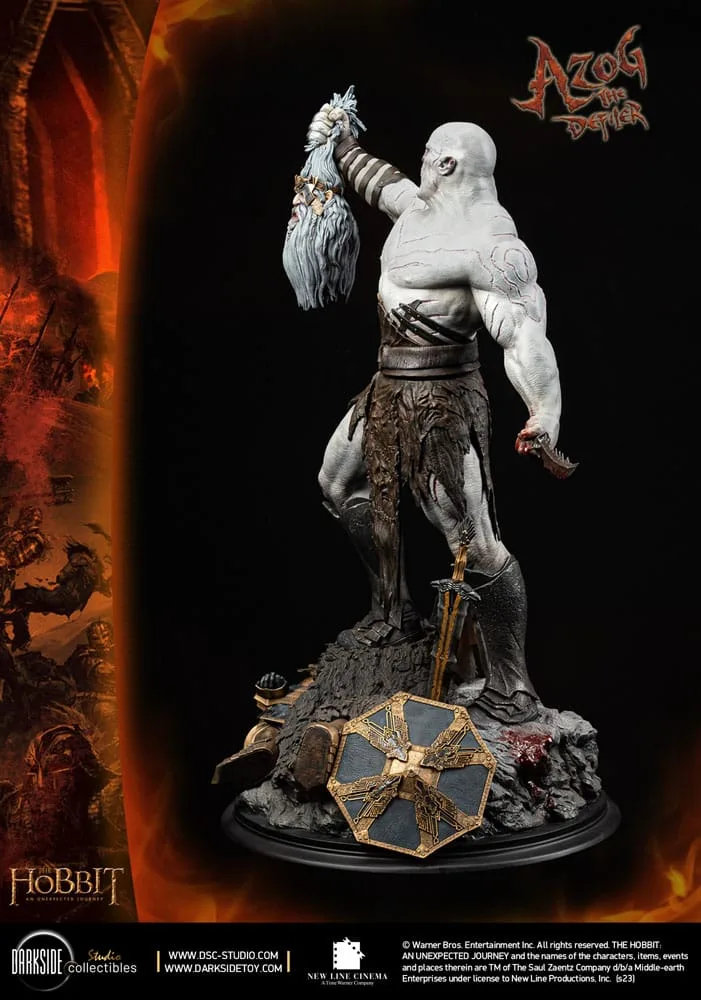 The Hobbit Beeld – Azog John Howe Signature Edition 1/3 90 cm 6