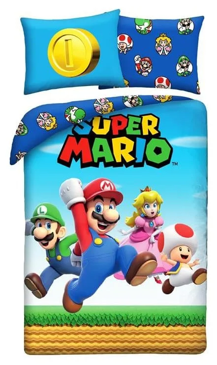 Super Mario Duvet Set – Version 5 140 x 200 cm