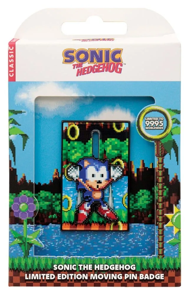 Sonic the Hedgehog Pin Badge – Moving Sonic 50 x 30 mm 3