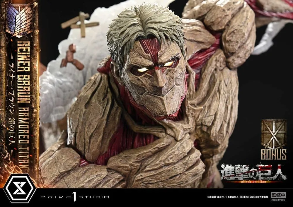 Attack on Titan Statue – Reiner Armored Titan Bonus Version 75 cm 10