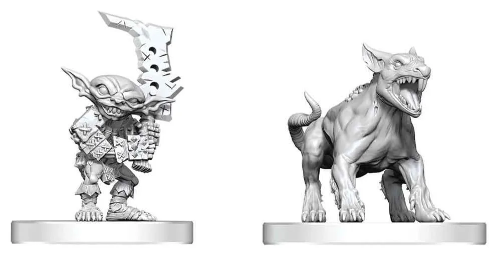 Pathfinder Miniatures – Goblin Commando and Goblin Dog 13 cm