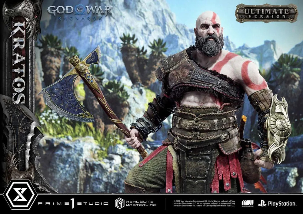 God of War Ragnarok Statue – Kratos Ultimate Bonus 95 cm 10