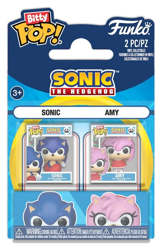 Sonic the Hedgehog Mini Figures – Sonic and Amy Rose 2-Pack 2 cm 1