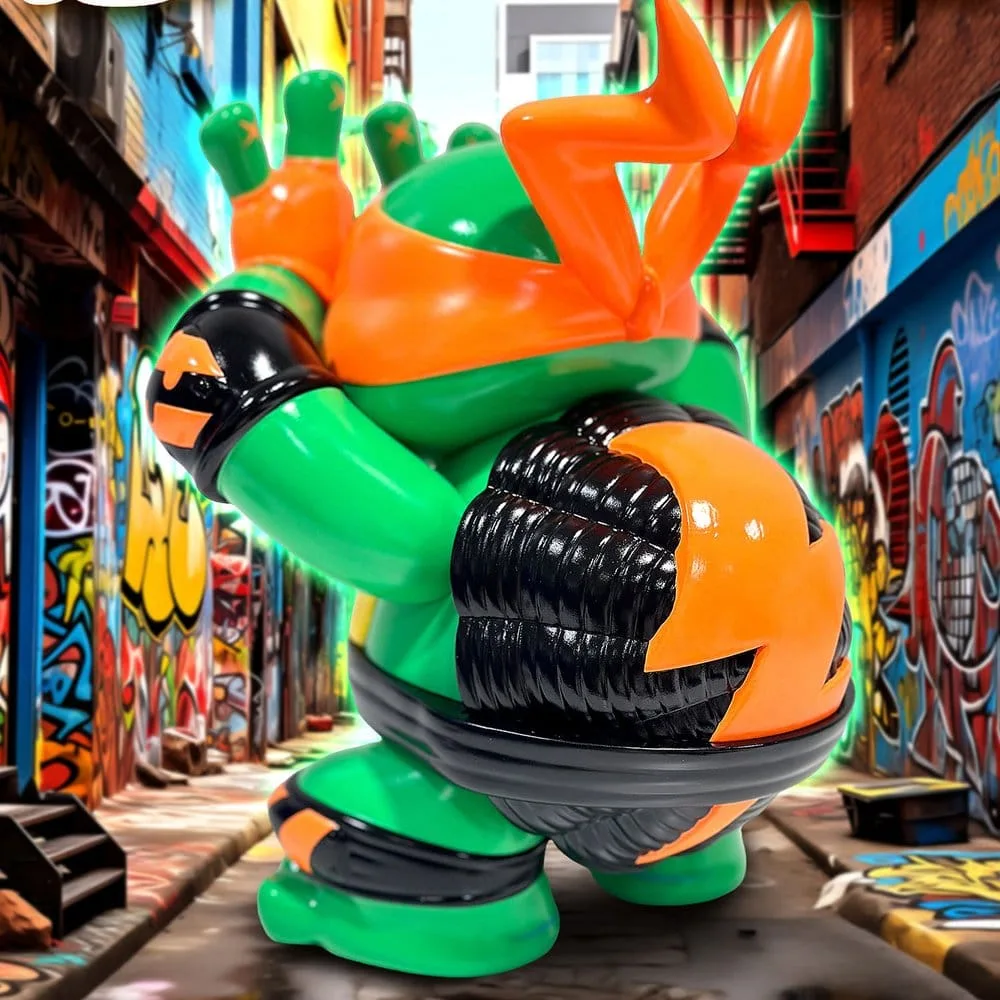 TMNT Vinyl Figure – Grape Brain Michelangelo 24 cm 4