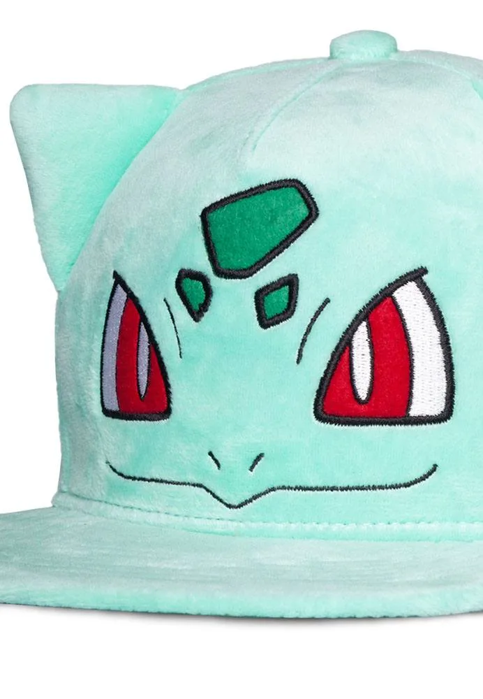 Pokémon Plush Snapback Cap – Bulbasaur 3