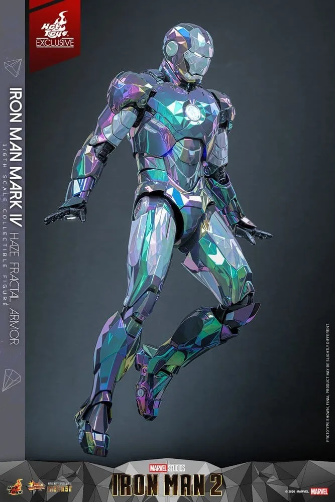 Iron Man 2 Action Figure – Mark IV Haze Fractal Armor 33 cm 11