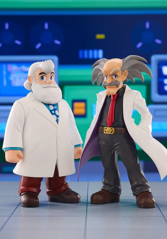 Mega Man PVC Figures – Oshi Works Dr Wily and Dr Light 2-Pack 1