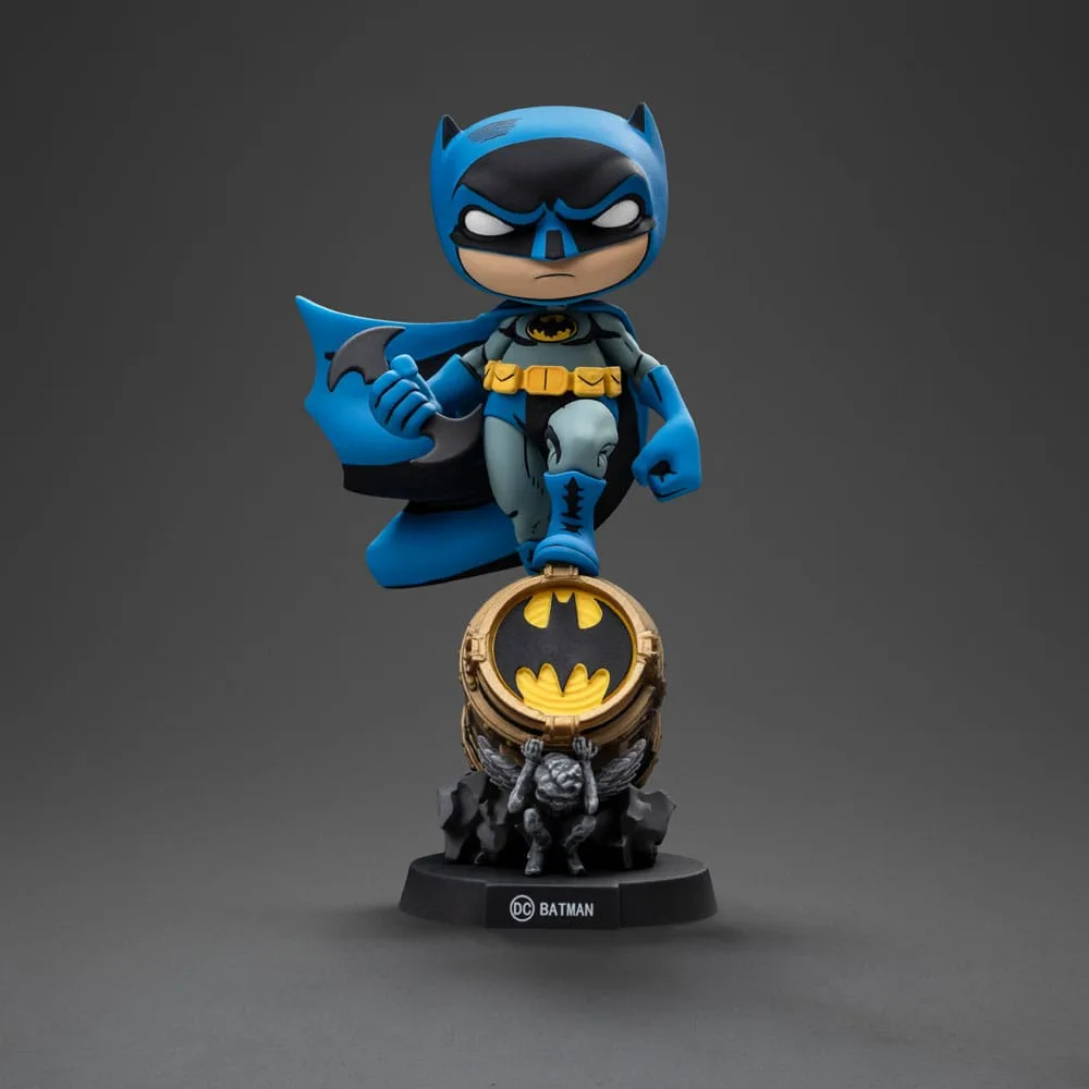 Batman PVC Figure – Mini Co. Bat-Signal Blue Variant 2
