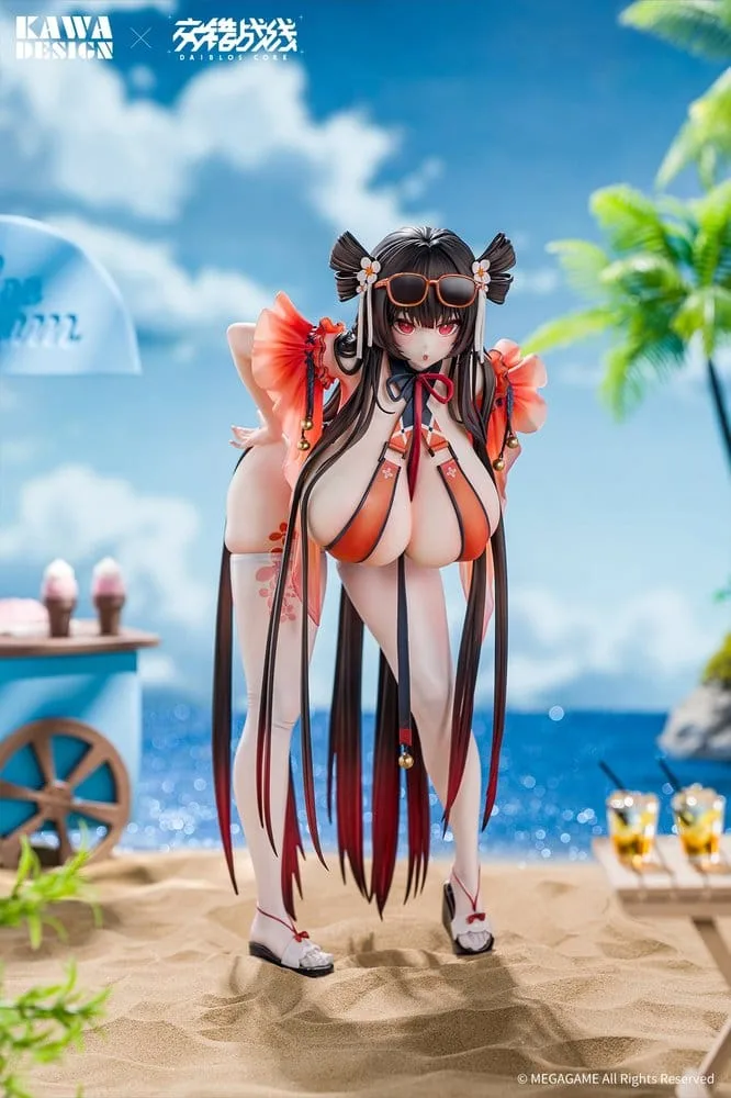 Daiblos Core PVC Figure – Maree Rouge Rakubai no Utage 25 cm 5