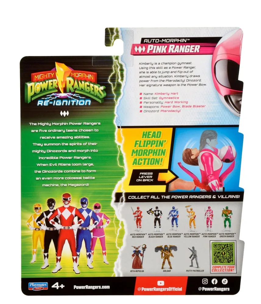 Power Rangers Action Figure – Auto-Morphin Pink Ranger 12 cm 4