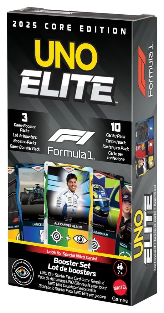 Formula 1 Card Game Expansion – UNO Elite F1 Booster Set 5