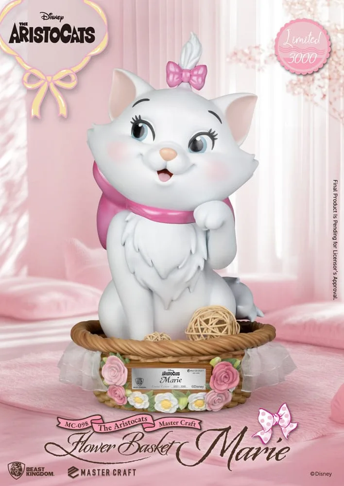 Aristocats Statue – Master Craft Flower Basket Marie 32 cm