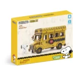 Peanuts Wooden Construction Kit – Puremind School Bus 4