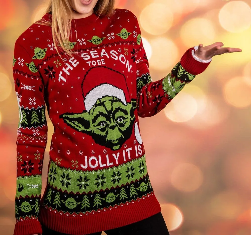 Star Wars Christmas Sweater – Yoda M