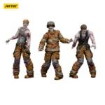 Zombie Dark Source Actionfiguren-Set – 3 Feuerwehrleute 8 cm 9