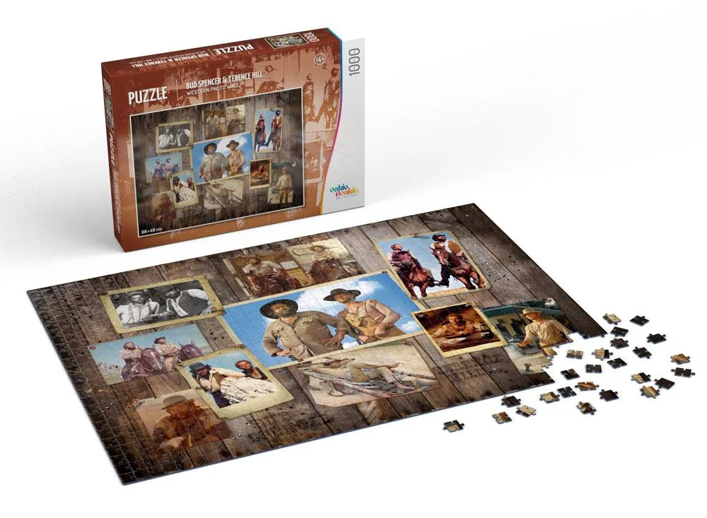Bud Spencer & Terence Hill Puzzle – Western Photo Wall 1000 Pieces 3