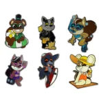 Five Nights at Freddy’s Enamel Pins – Popgoes Beach Set of 6 1