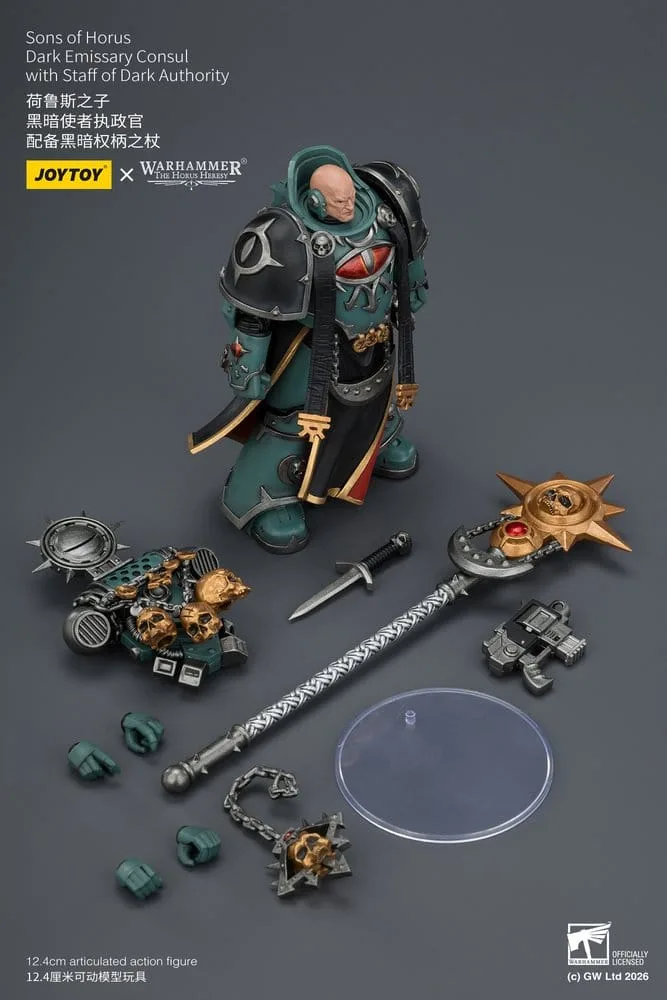 Warhammer Action Figure – Sons of Horus Dark Emissary Consul 12.4 cm 10