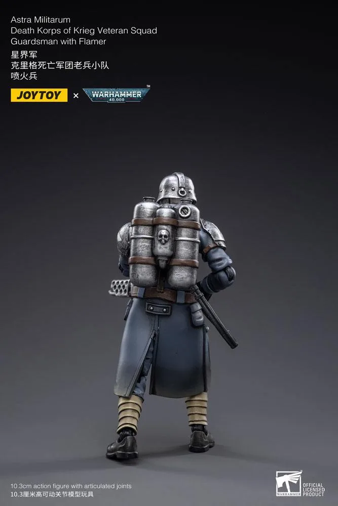 Warhammer 40K Action Figure – Krieg Guardsman with Flamer 10.3 cm 4