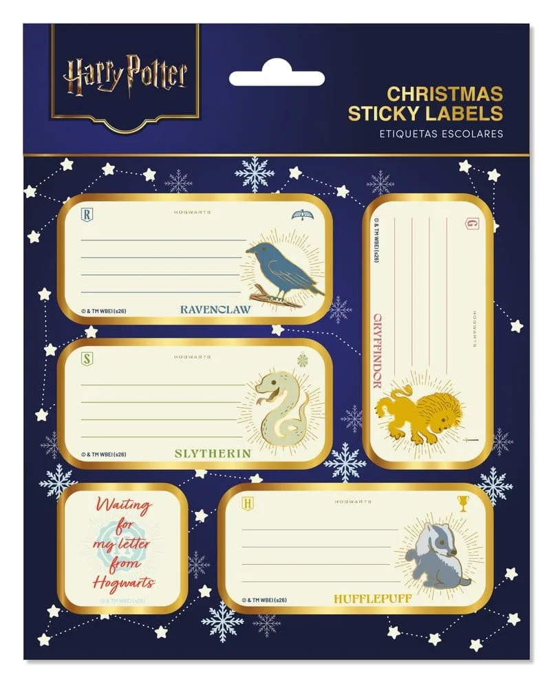 Harry Potter Christmas Labels – Premium Self-Adhesive Set
