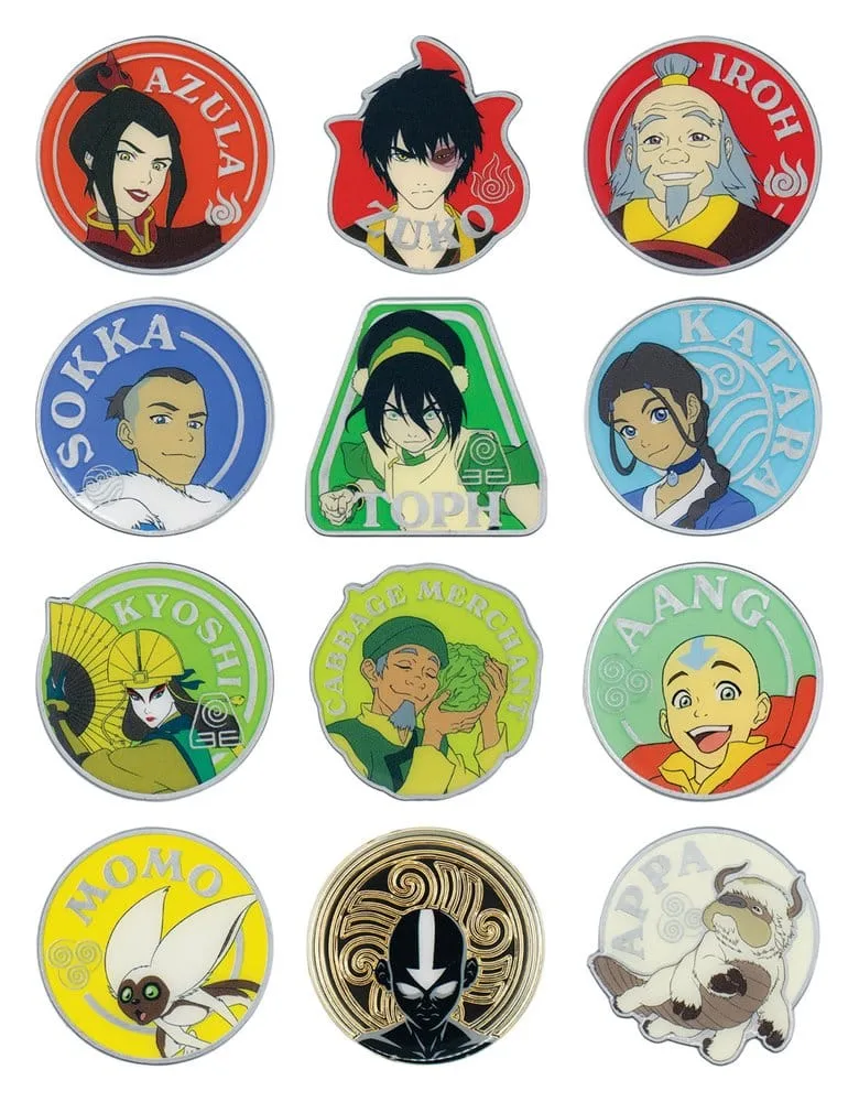 Avatar The Last Airbender Mystery Pins – 12 Blind Box Display 9