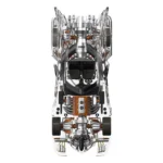 Batman 1989 Vehicle – Clear Super Cyborg Batmobile 35 cm 1