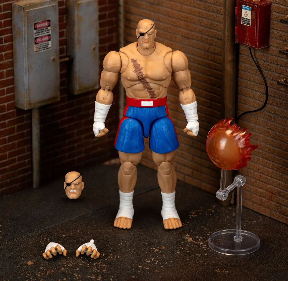 Ultra Street Fighter II Action Figure – Sagat 1/12 Scale 19 cm 7