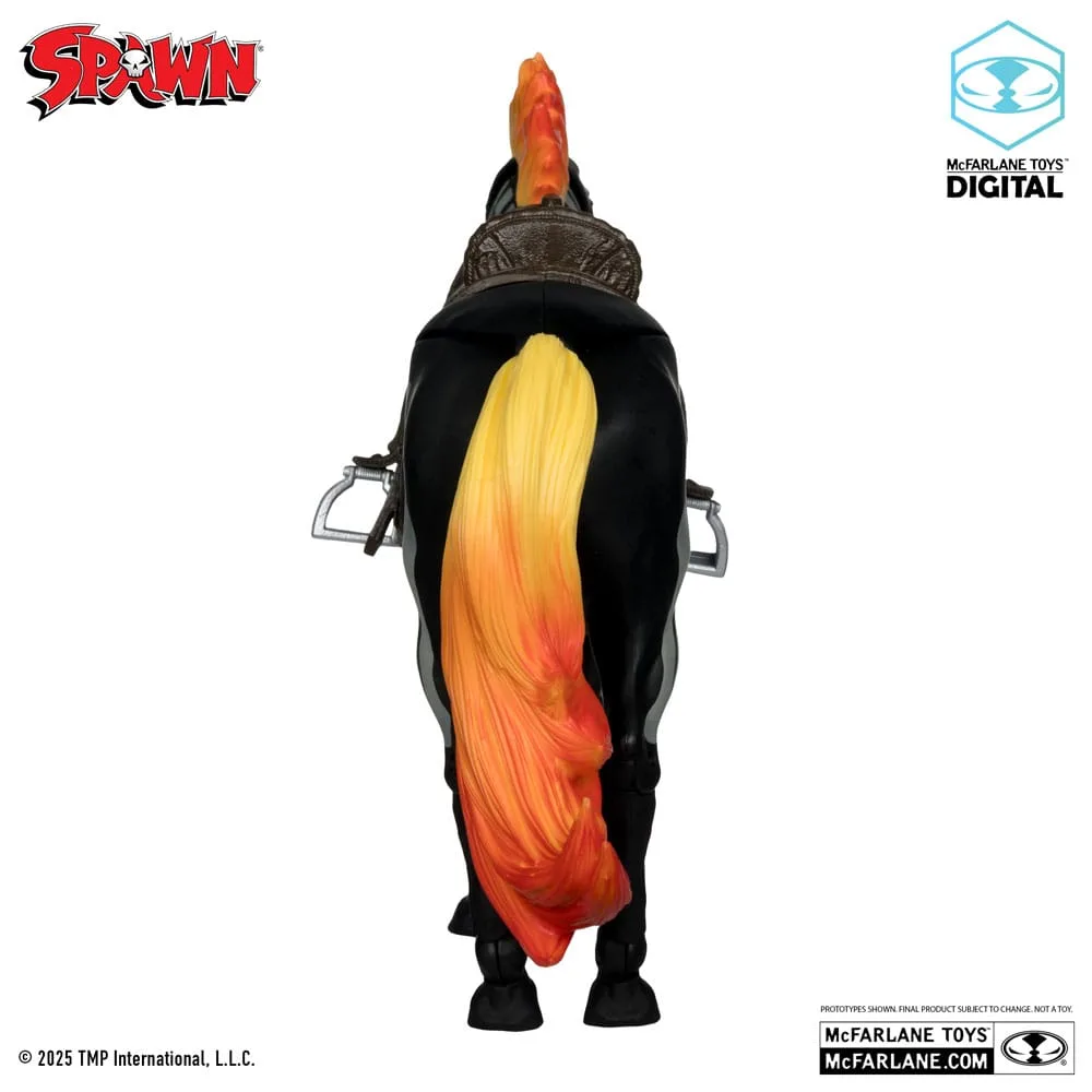 Spawn Actionfigur – Bloodaxe mit Pferd Gold Label 18 cm 8