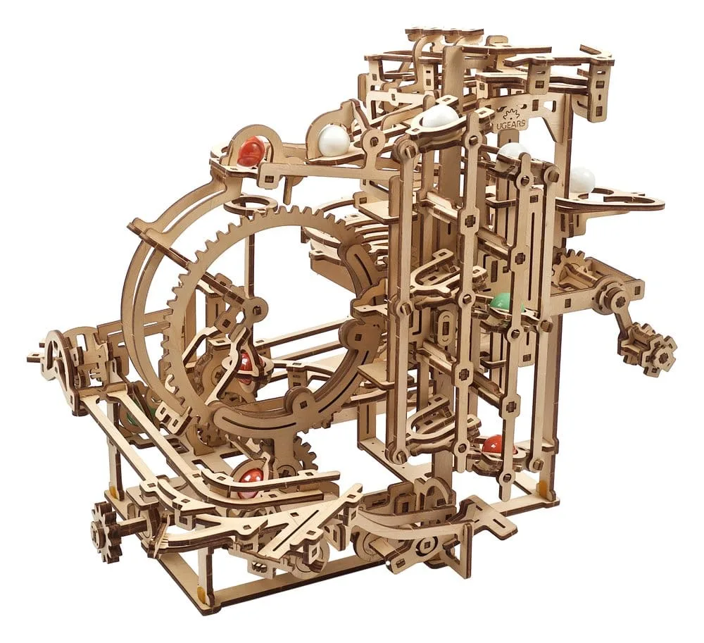 Ugears Wooden Model Kit – Marble Run Stepped Hoist 22