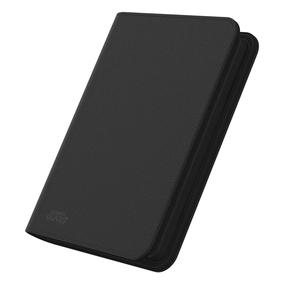 Ultimate Guard Card Binder – Black Zipfolio 160 8-Pocket Xenoskin