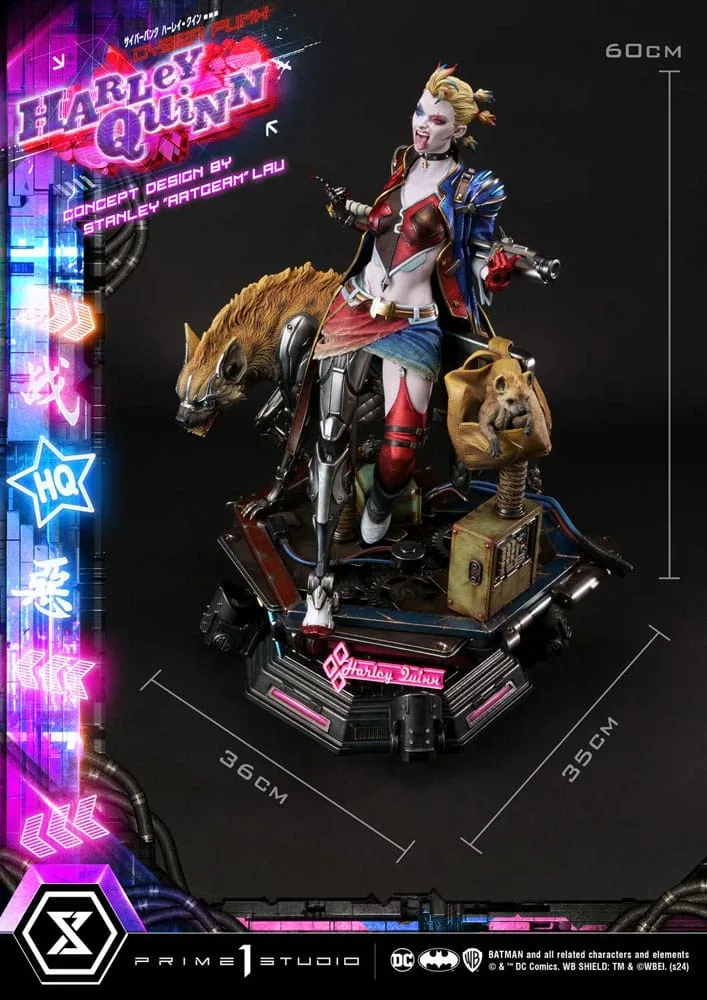 Batman Statue – Cyberpunk Harley Quinn Deluxe Bonus 60 cm 11