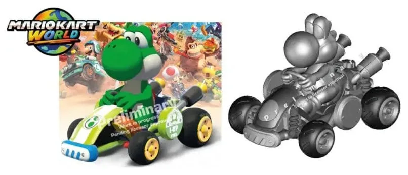 Mario Kart World RC Car – Carrera Yoshi 2.4 GHz