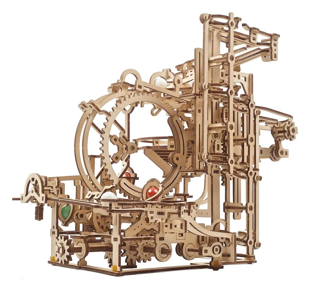 Ugears Wooden Model Kit – Marble Run Stepped Hoist 14