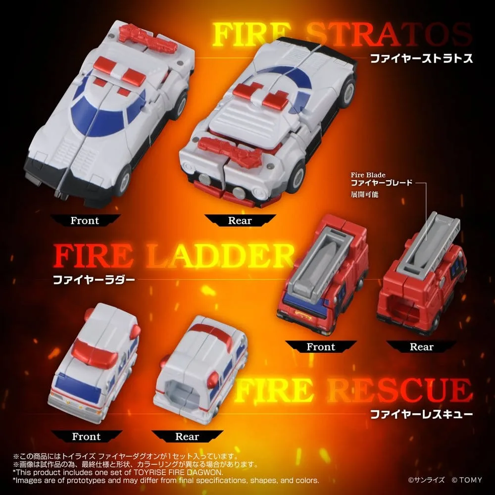 Brave Command Dagwon Action Figure – Toyrise Fire Dagwon 18 cm 4