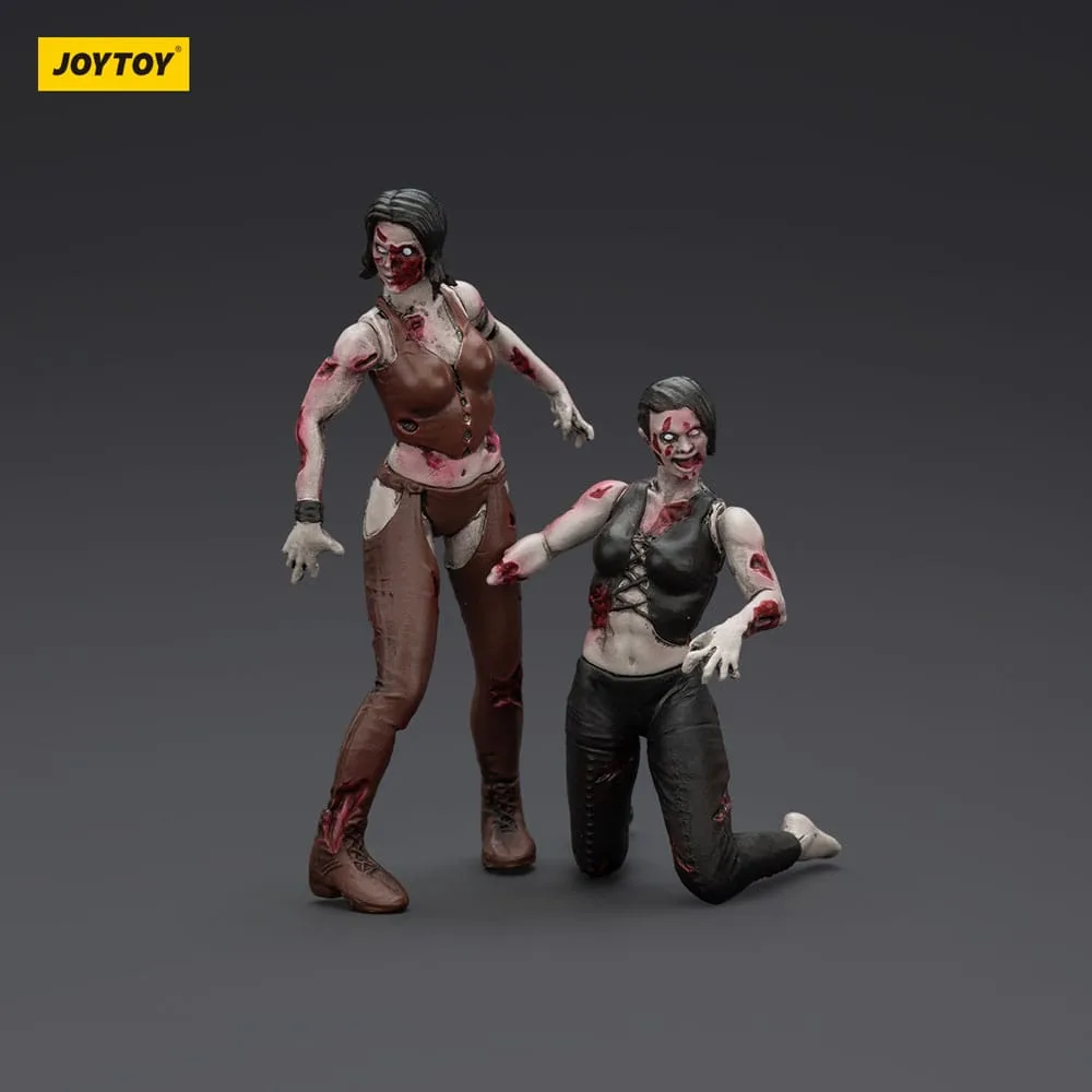 Zombie Dark Source Action Figures – Female Wrestlers 2-Pack 8 cm 2