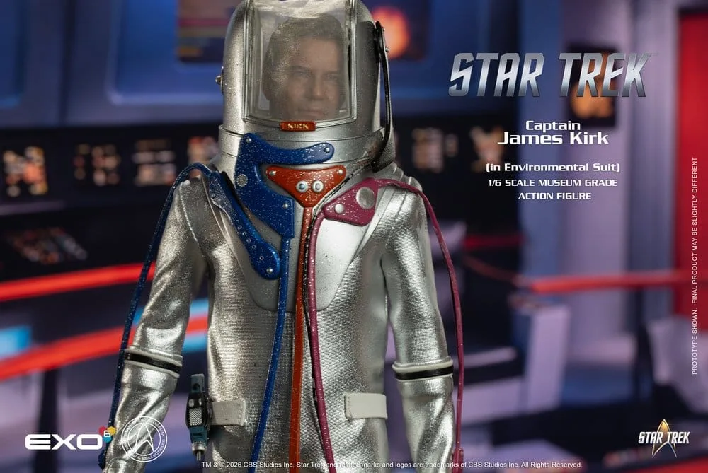 Star Trek Action Figure – Kirk Environmental Suit 1/6 29 cm 10