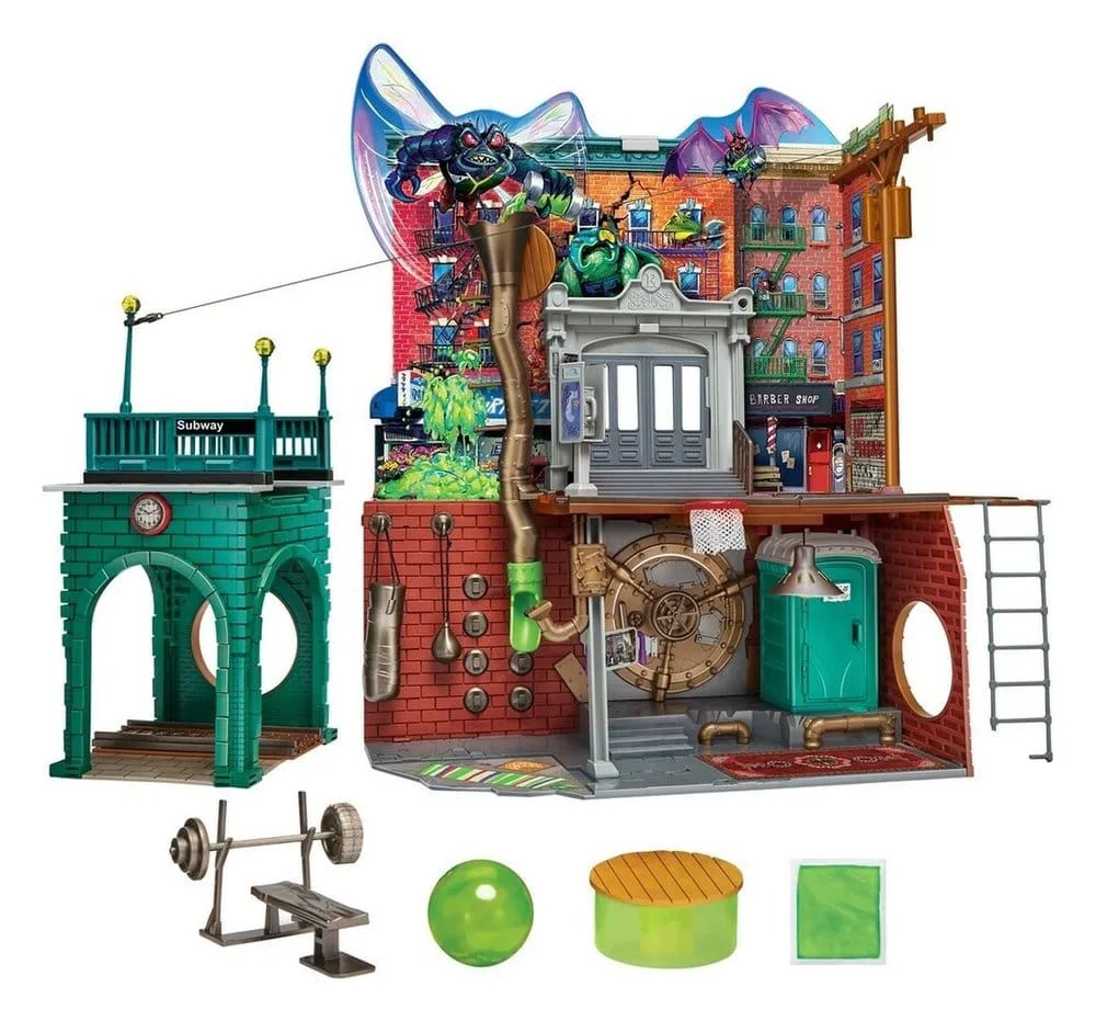 TMNT Mutant Mayhem Playset – Sewer Lair New Version