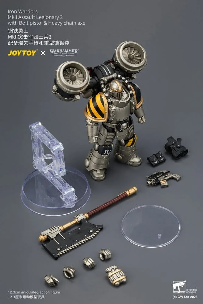 Warhammer Figure – Iron Warriors MkII Assault Legionary 2 12.3 cm 9
