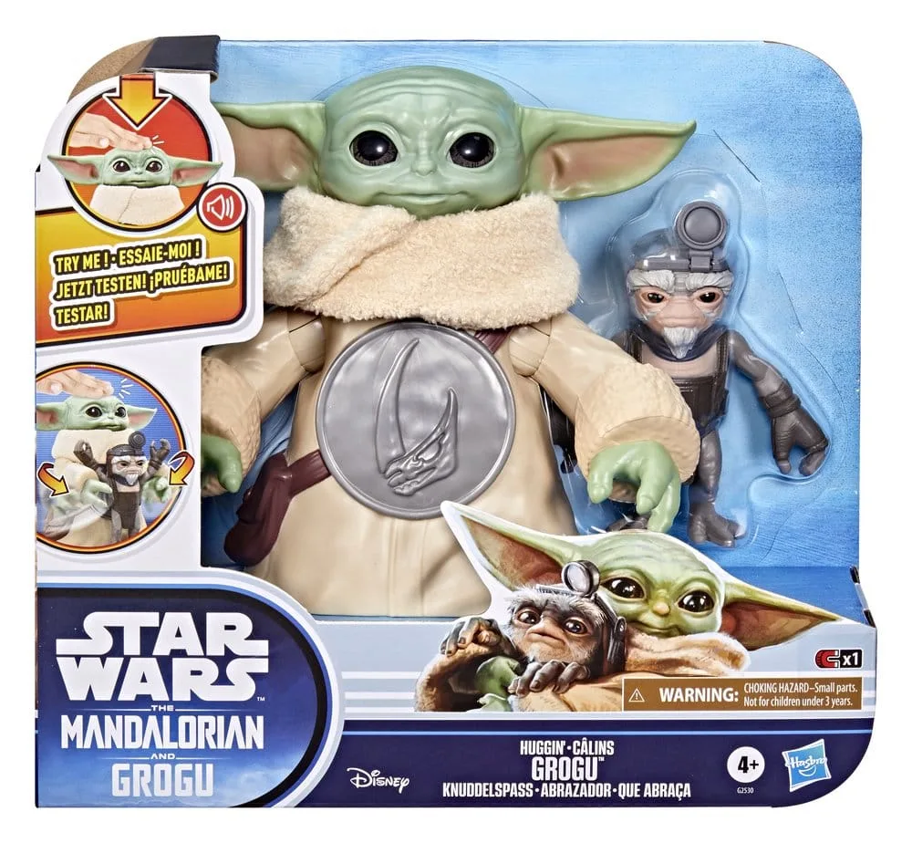 Star Wars Interactieve Figuur – Huggin' Grogu en Anzellan 17 cm 4