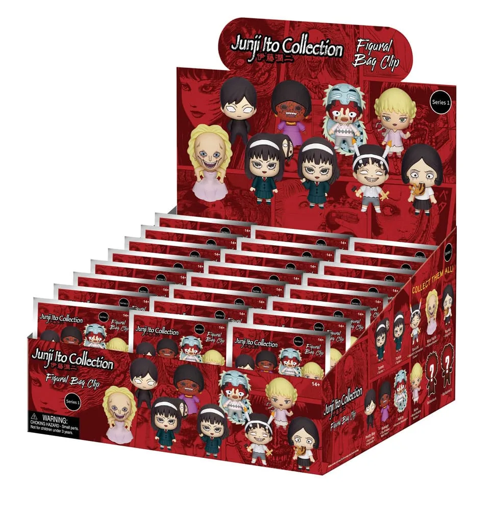 Junji Ito Collection Bag Clips – Series 1 Blind Bag Display 24 Packs 3