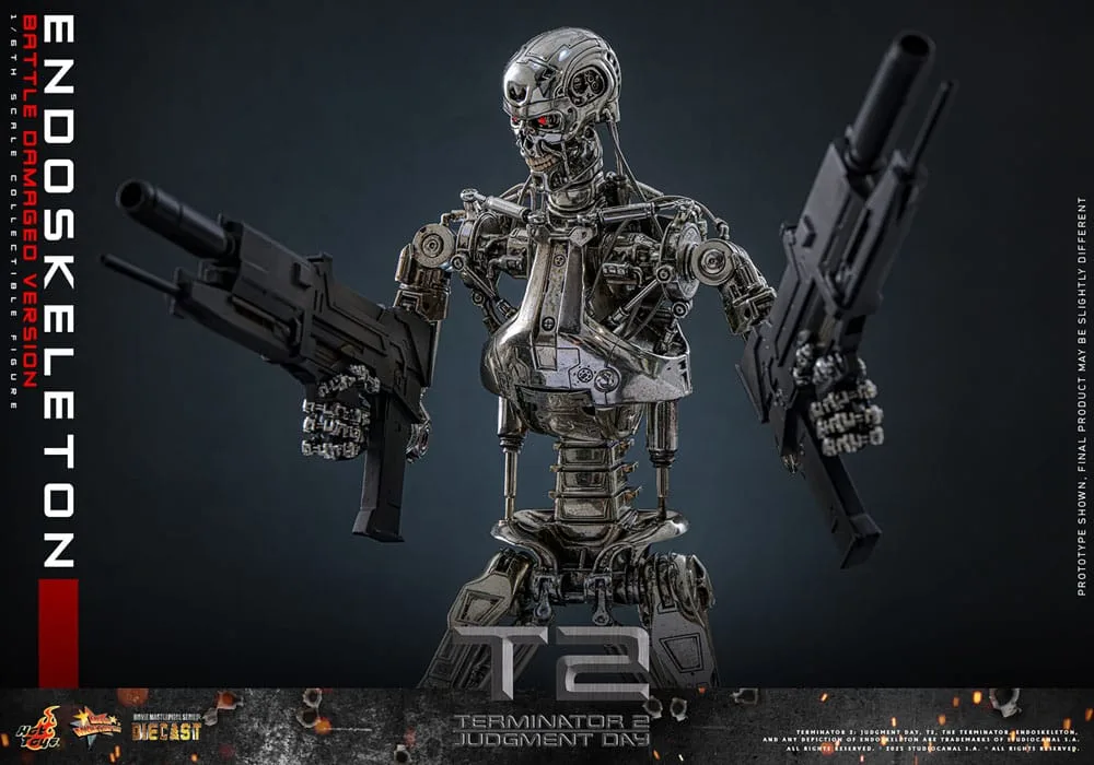 Terminator 2 Figure – Battle-Damaged Endoskeleton 1/6 31 cm 12