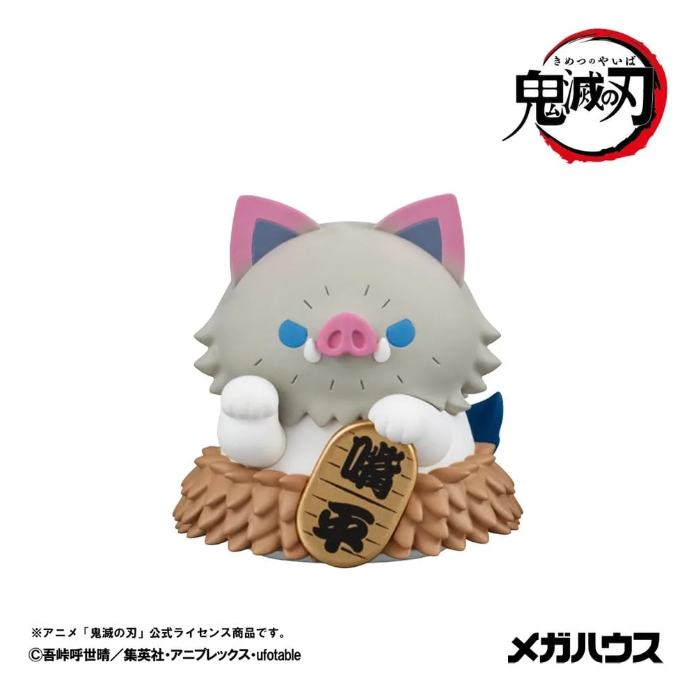 Demon Slayer Minifigures – Fortune Cats Ver. 02 Display of 8 6 cm 3