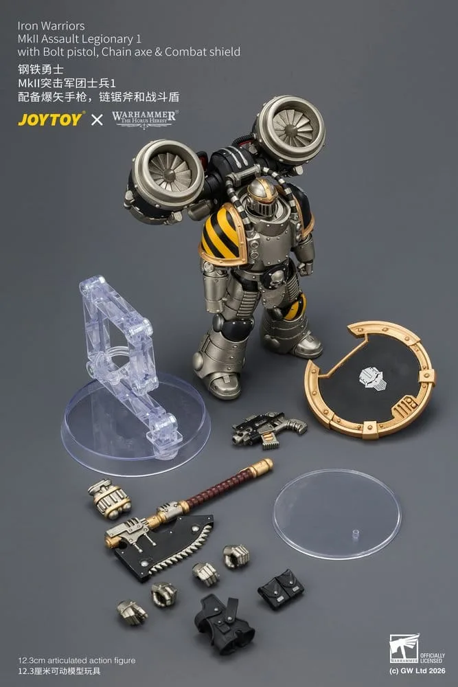 Warhammer Action Figure – Iron Warriors MkII Legionary 1 12.3 cm 9