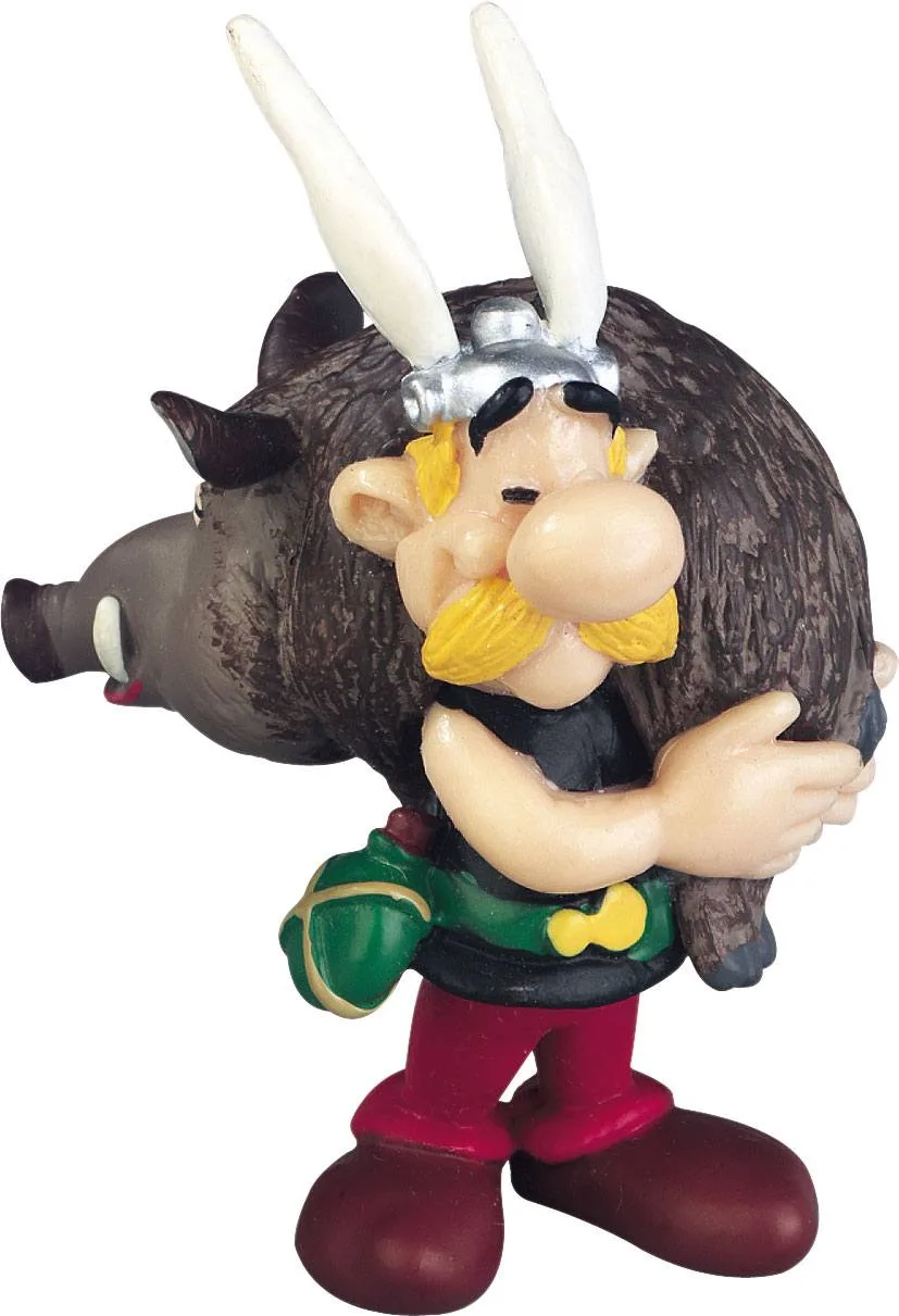Asterix Figure – Holding a Boar 6 cm
