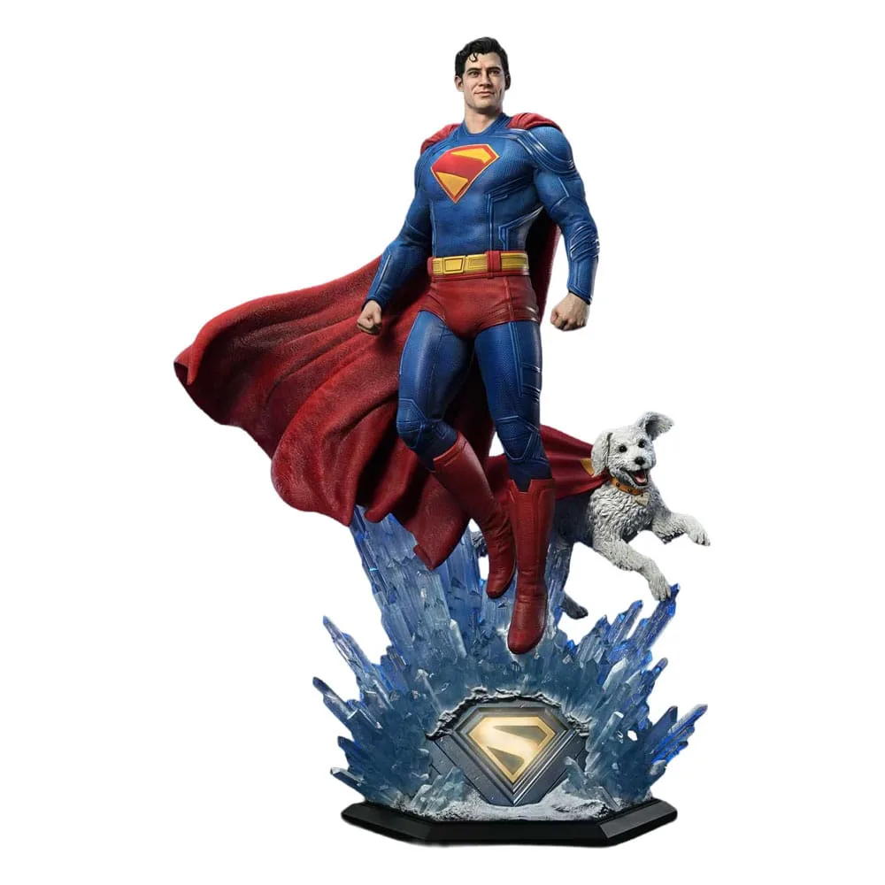 Superman 2025 Statue – With Krypto 1/3 Scale 95 cm