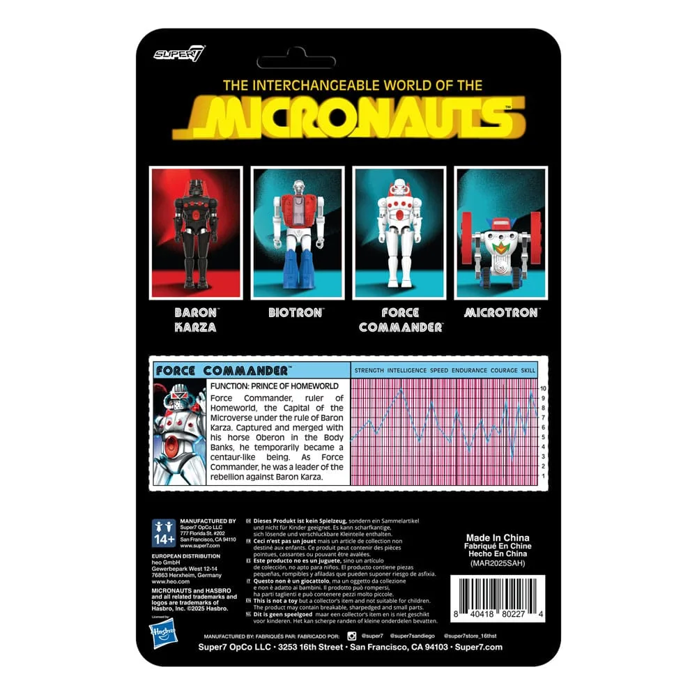 Micronauts Actionfigur – Force Commander ReAction+ 9 cm 3