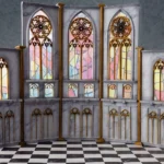 Original Character Diorama – Sister Anastasia Backdrop 48 cm 2