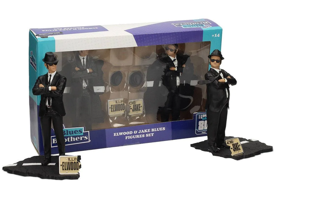 Blues Brothers Statue Set – Jake & Elwood 2-Pack 18 cm 2