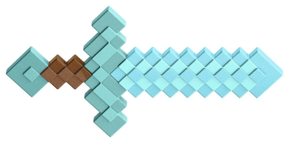 Minecraft Roleplay Replica – Diamond Sword 43 cm 6