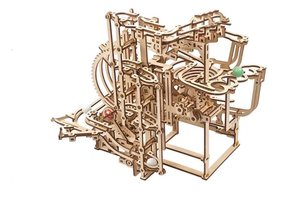 Ugears Wooden Model Kit – Marble Run Stepped Hoist 12